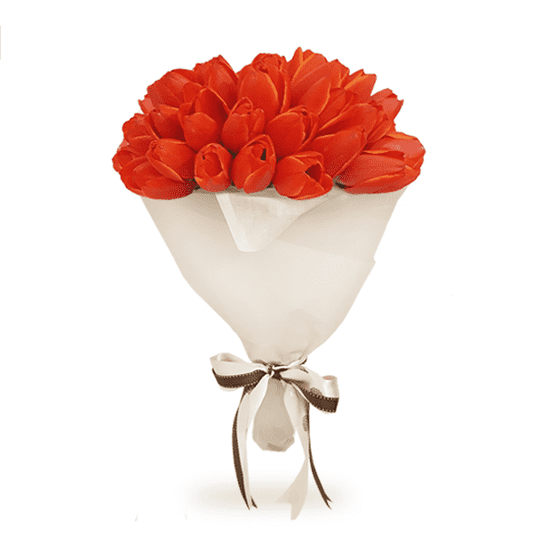 Ramo de 40 Tulipanes Naranja
