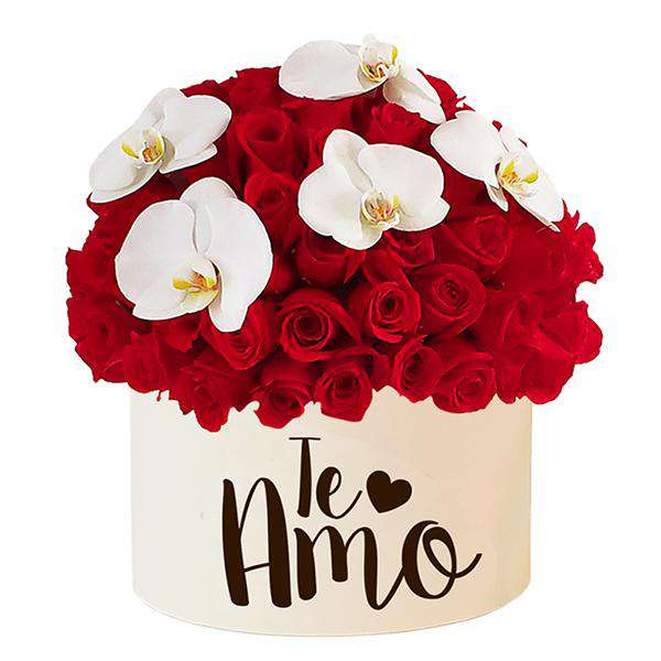 Hongo Rosas y Orquídeas - Te Amo