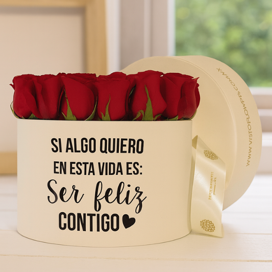 Caja de Rosas Rojas - Si algo quiero en esta vida, es....