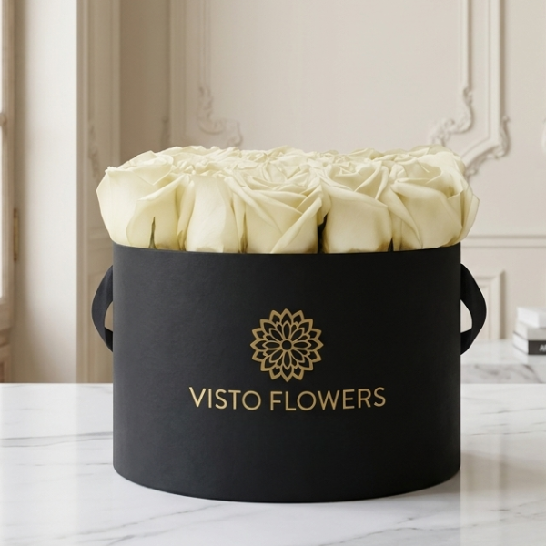 Caja de Rosas Blancas NR