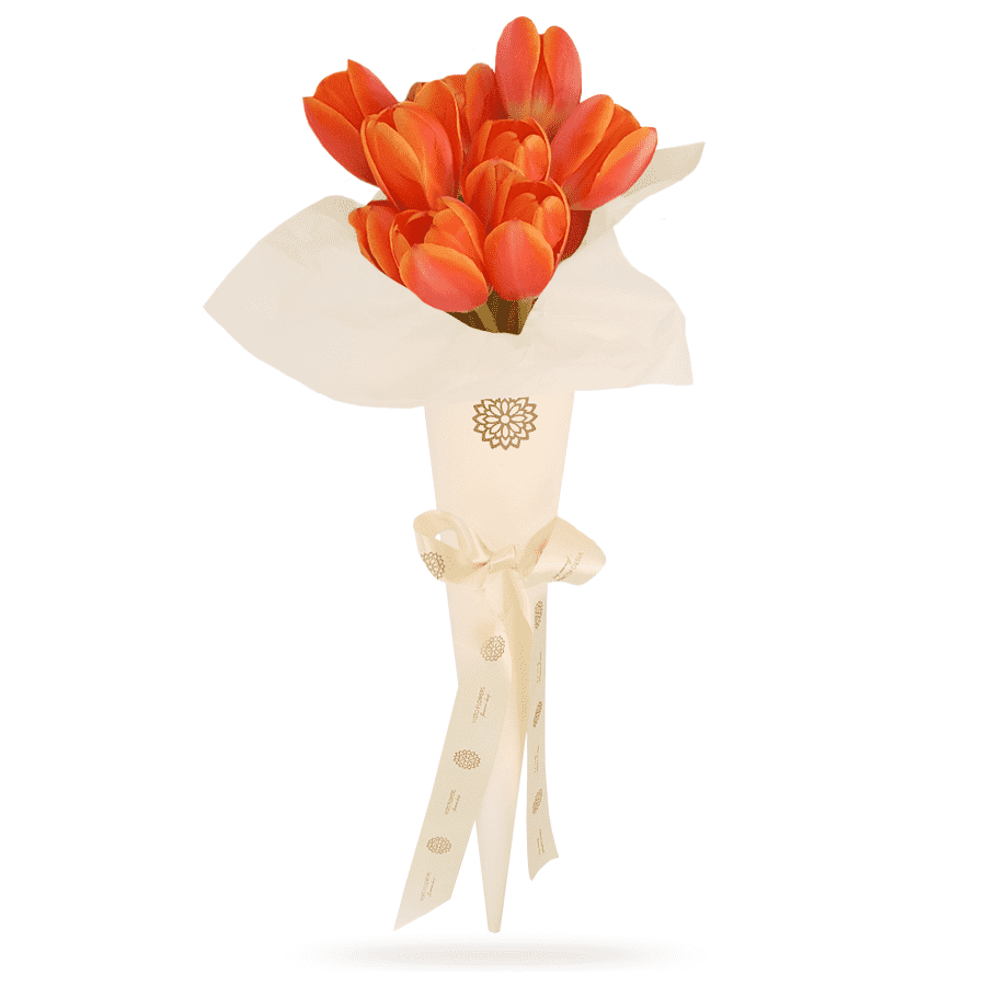 ramo-blanco-tulipanes-naranjas-envia-flores
