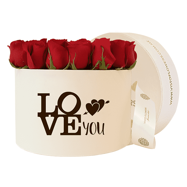 Caja de Rosas - LOVE YOU