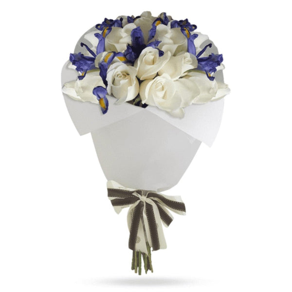 48 Rosas Blancas e Iris