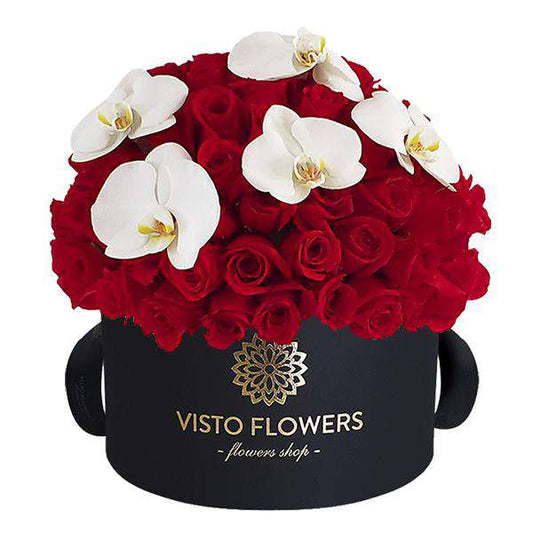 Hongo de  Rosas Rojas y Orquídeas - RN